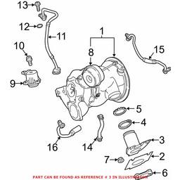 Audi Turbocharger Intercooler Pipe - Driver Side 06M253082F